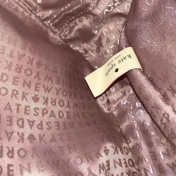 Kate Spade New York Crossbody Bag Nude Taupe Pebbled Leather Flap Purse - Picture 14 of 15